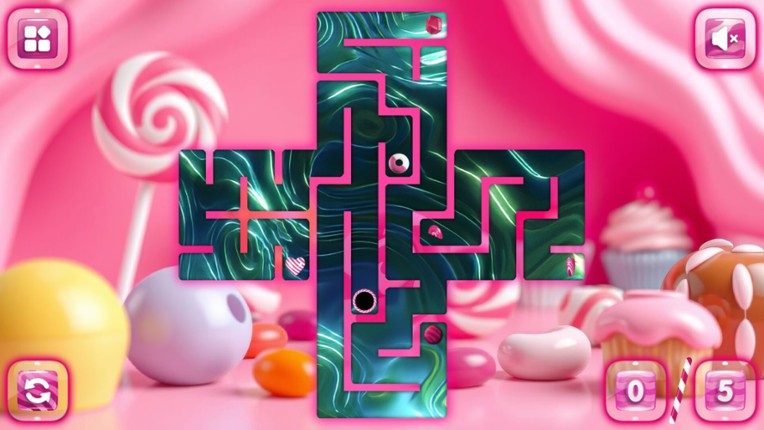 Sweetie Candy Maze: Pink Raspberry screenshot