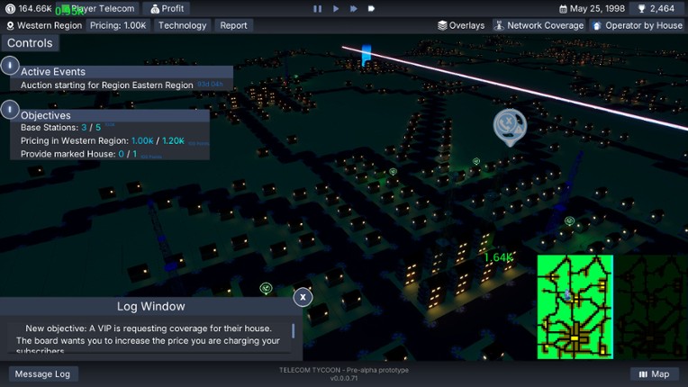 Telecom Tycoon screenshot