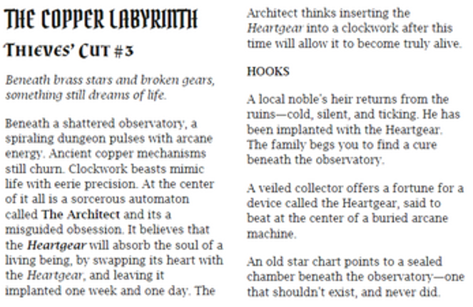 The Copper Labyrinth Image