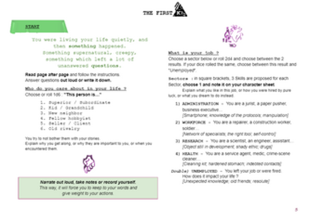 [eng] The First K7 of the Weird Archives - An introduction for the SOLO ttrpgs screenshot