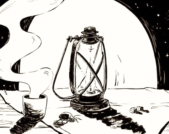 Your Lantern Burns With Borrowed Light Image