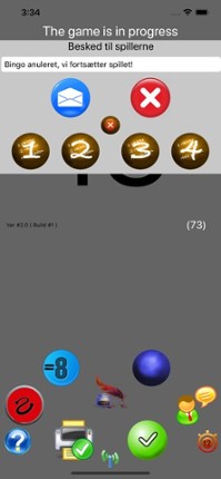BINGO game screenshot