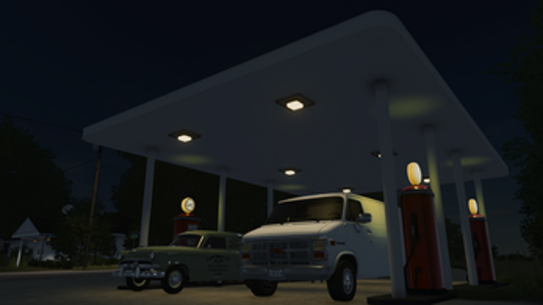 FS22 Vintage Gas Station screenshot