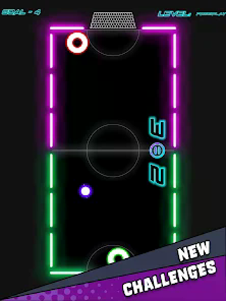 Air Hockey Glow HD Ultimate 2D screenshot