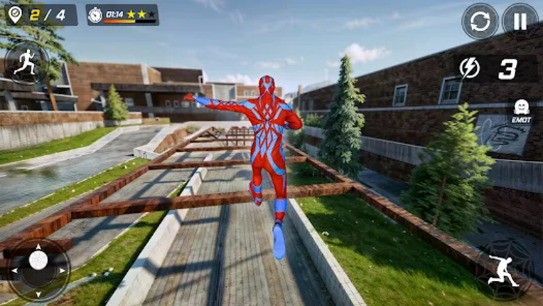 Spider Hero Go Up Parkour Game screenshot