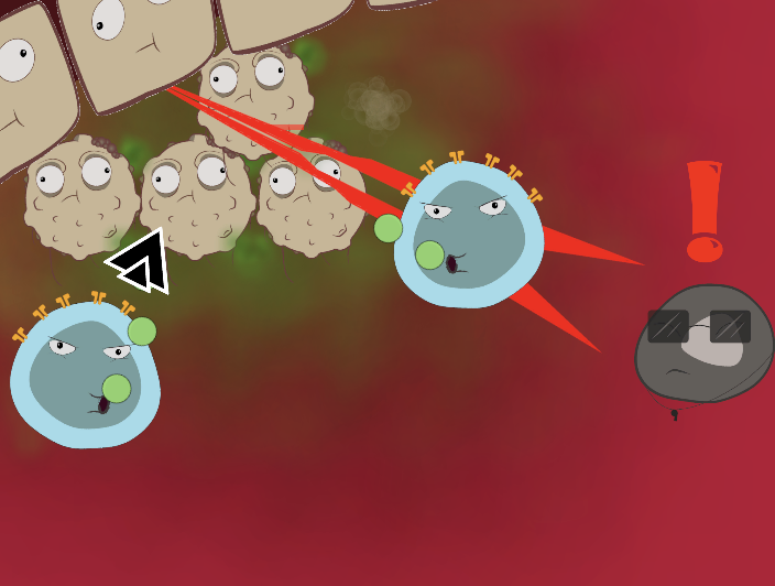 Games like T-killer: harness the power of the immune system