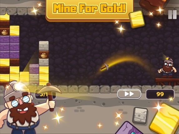 Gold Mine - Match 3 screenshot