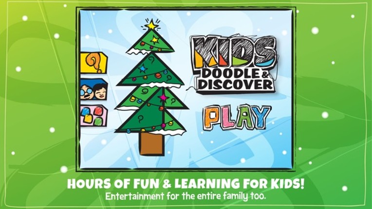 Kids Doodle &amp; Discover: Christmas - Math Puzzles That Make Your Brain Pop screenshot