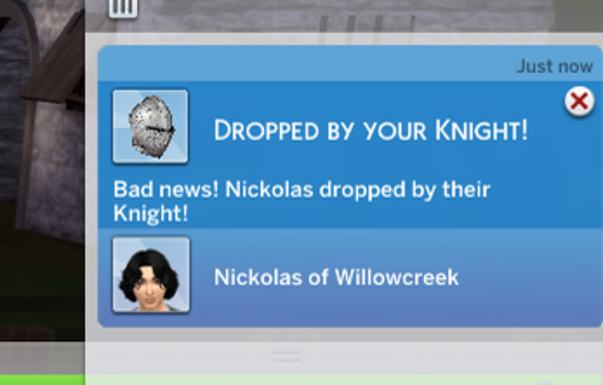 Medieval Knight Career for the Sims 4 screenshot