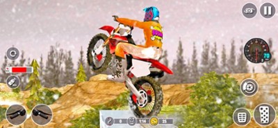 Offroad Stunt Bike rider Image