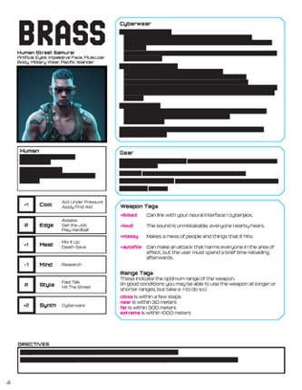 Pregenerated Characters - Shadowrun in the Sprawl screenshot