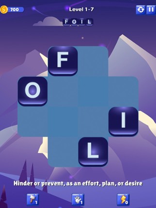 Sliding Words - Brain Game Image