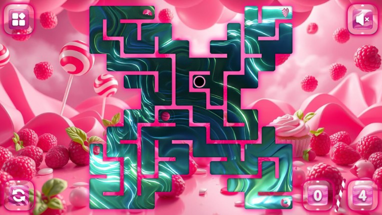 Sweetie Candy Maze: Pink Raspberry screenshot
