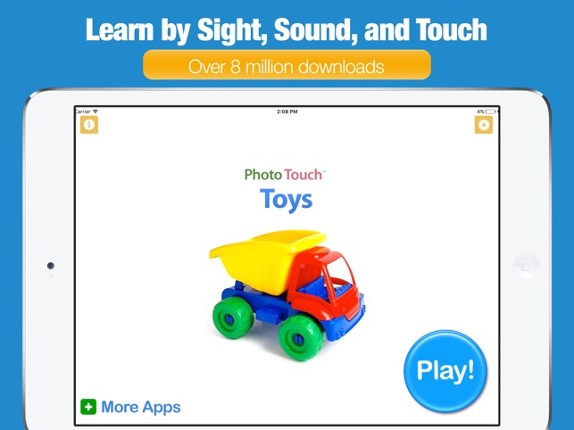 Toddler Games - Learn First Words with Photo Touch screenshot