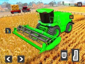 Tractor Farming Crop Harvester Image