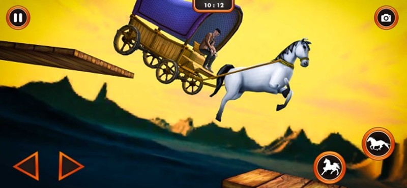 Ultimate Horse Cart Stunt Race screenshot