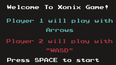 XONIX 1984 2 player remake Image