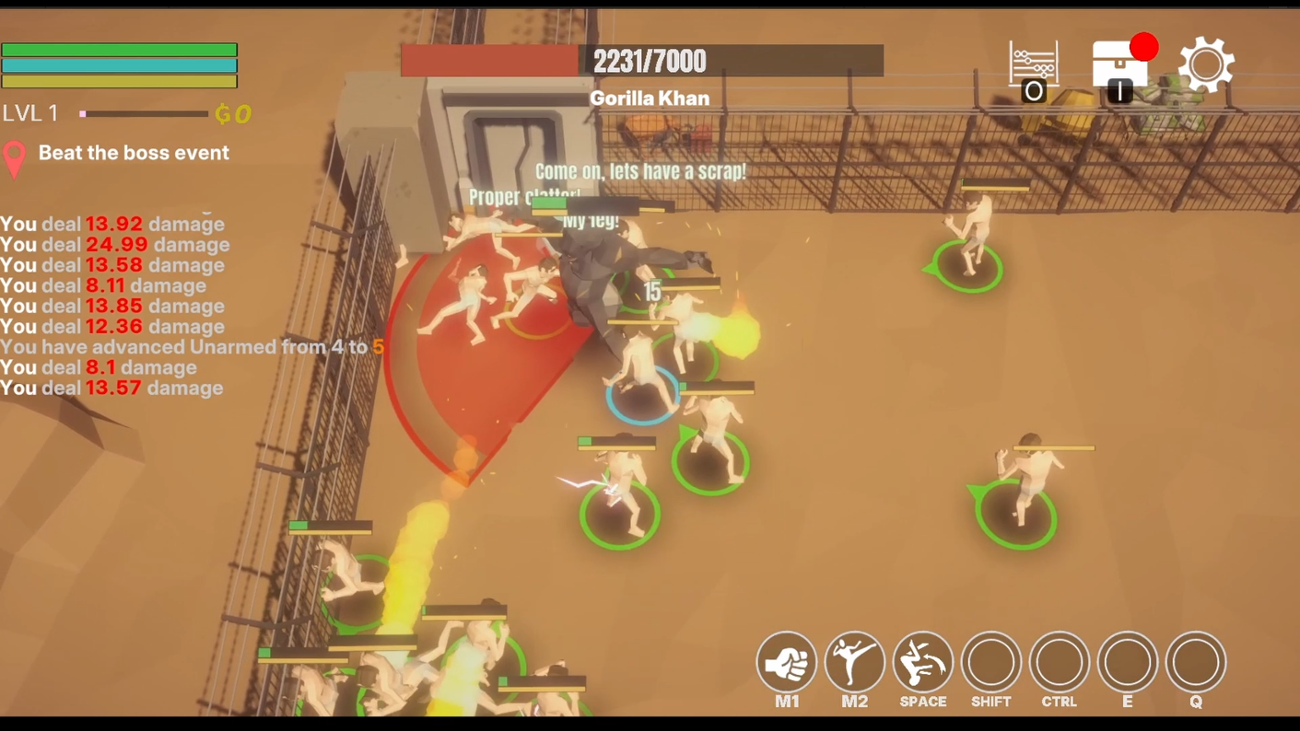 Games like 100Men vs 1 Gorilla (Code: Blue Mobile)