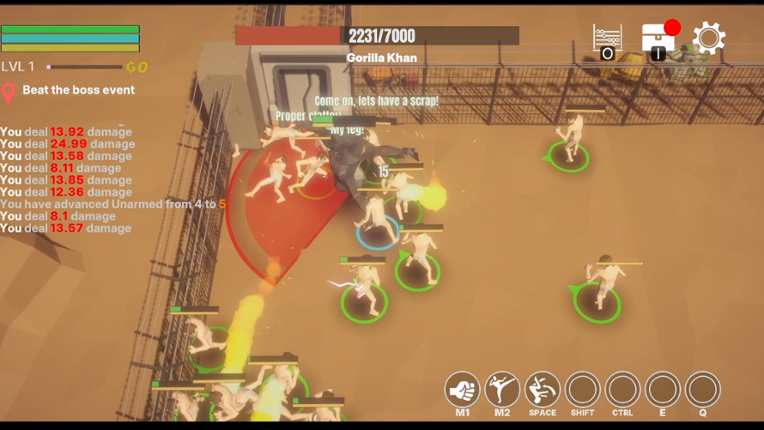100Men vs 1 Gorilla (Code: Blue Mobile) Image