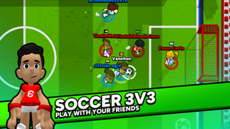 FlatSoccer: Online Multiplayer Soccer screenshot
