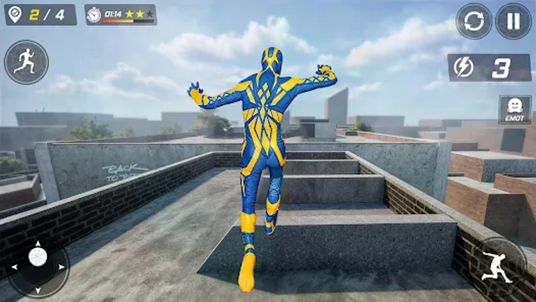 Spider Hero Go Up Parkour Game screenshot