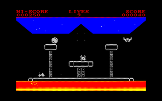 The Lava Birds (ZX Spectrum) screenshot