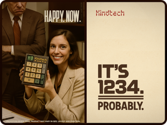 It's 1234. Probably. Image