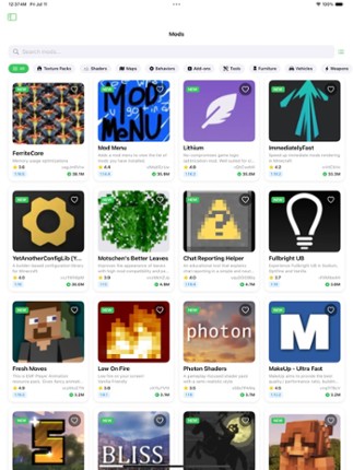 Mods for Minecraft Game App PE screenshot