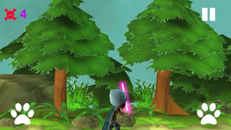 Ninja Fight With Zombies screenshot