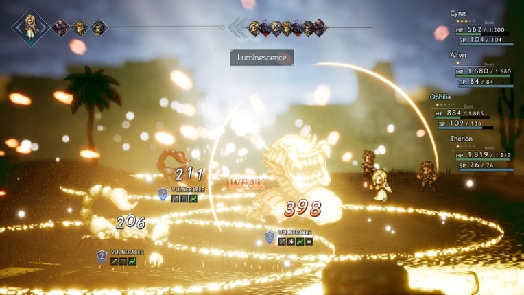 Octopath Traveler screenshot