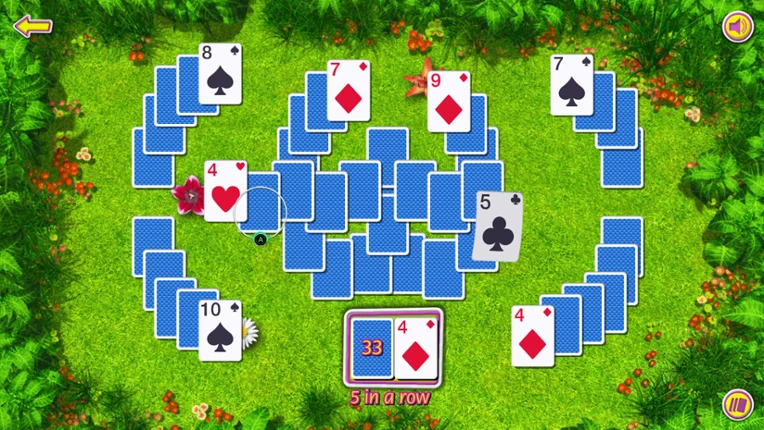 Summer Tri-Peaks Solitaire Image