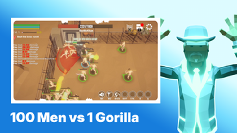 100Men vs 1 Gorilla (Code: Blue Mobile) Image
