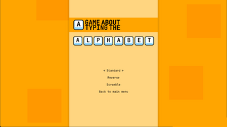 A Game About Typing The Alphabet Image