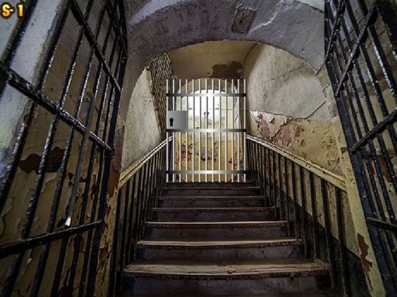 Abandoned Locked Prison Escape Image