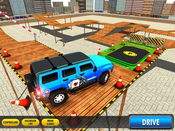 City Climb Prado Car Stunt Parking Simulator 3D screenshot