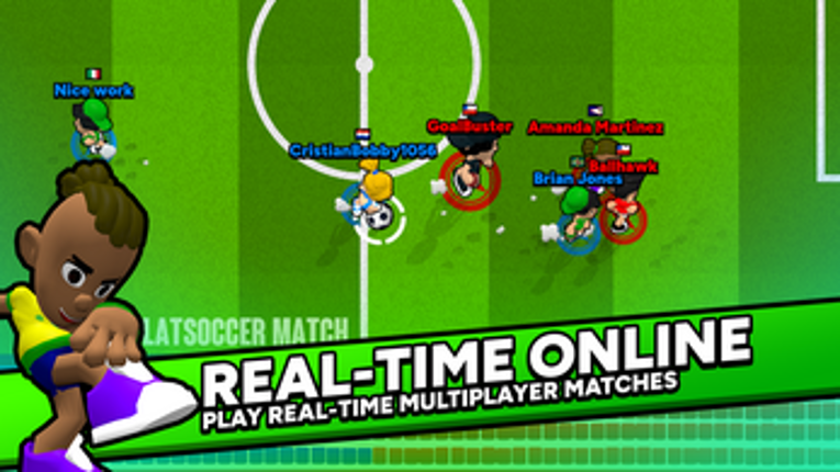 FlatSoccer: Online Multiplayer Soccer Image