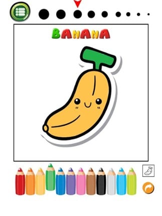 Fruits And Vegetables Phonics Coloring Book: English Vocabulary Learning Free For Toddlers & Kids! screenshot