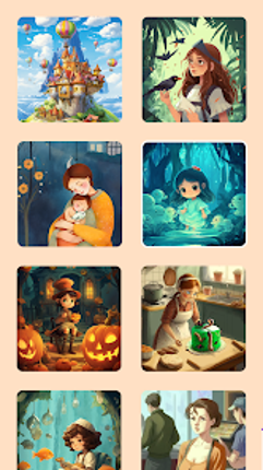 Art Story Puzzle: Color Merge Image