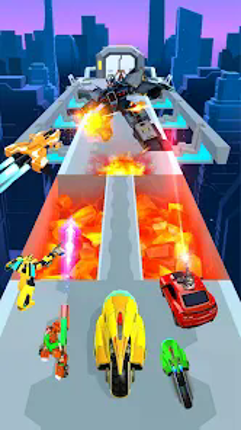 Robot Run Transforming Race screenshot