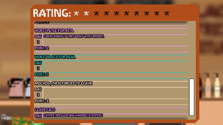 I am barista screenshot