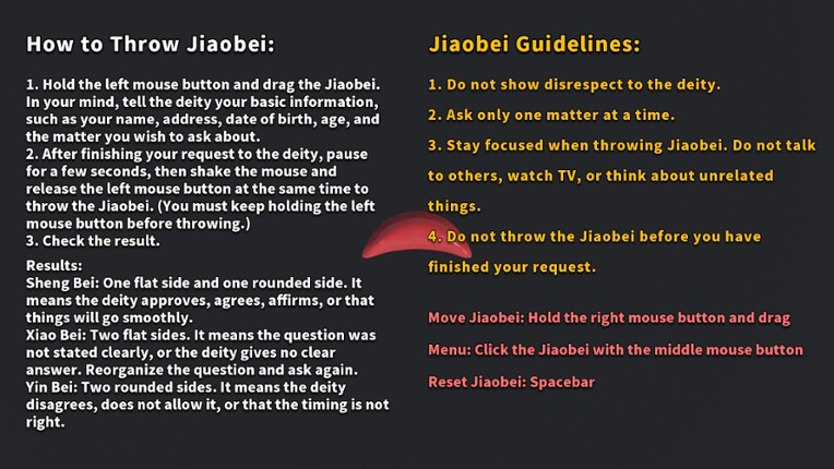 Jiaobei: Ask the Divine Image