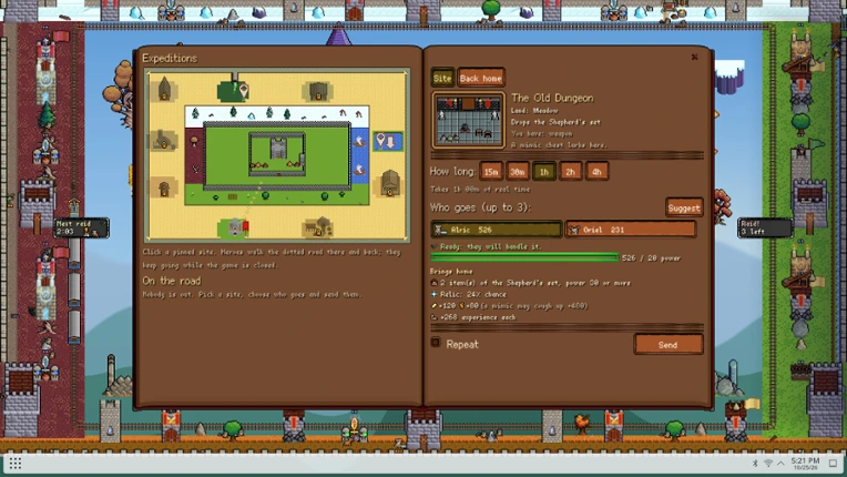 Little Bastion — A Tiny Kingdom That Defends Your Desktop screenshot