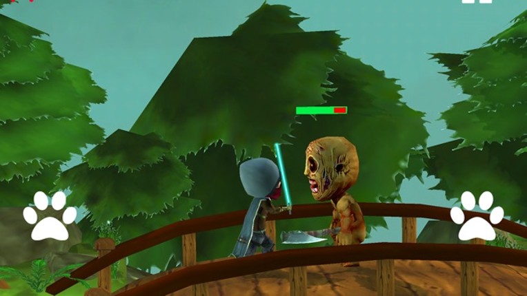 Ninja Fight With Zombies Image