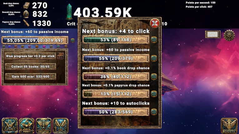 Pyramid Clicker screenshot