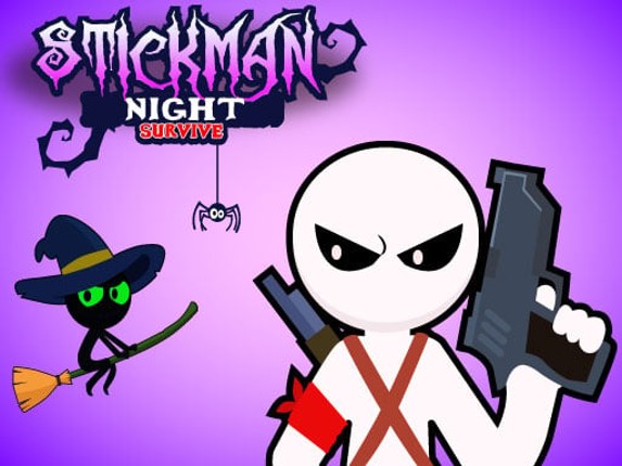 Stickman Night Survive Game Cover