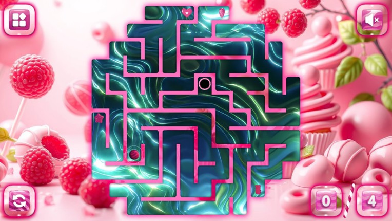 Sweetie Candy Maze: Pink Raspberry screenshot