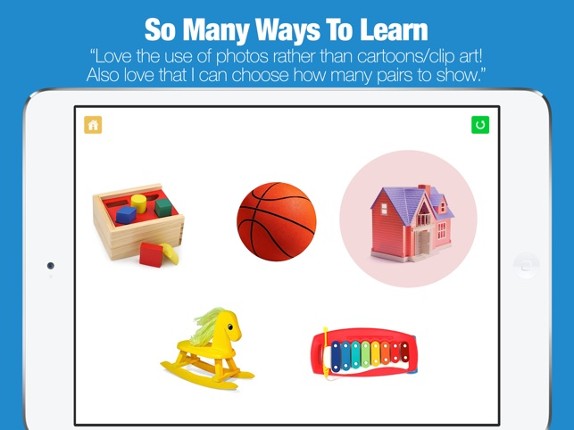 Toddler Games - Learn First Words with Photo Touch screenshot