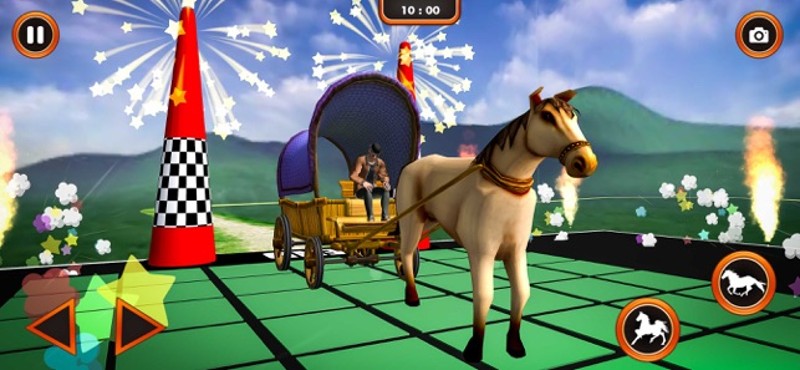Ultimate Horse Cart Stunt Race Image