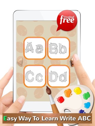 ABC Alphabets Tracer Coloring Book: Preschool Kids Easy Learn To Write ABCs Letters! screenshot