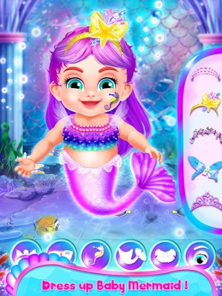 Baby Mermaid Princess Dress up screenshot